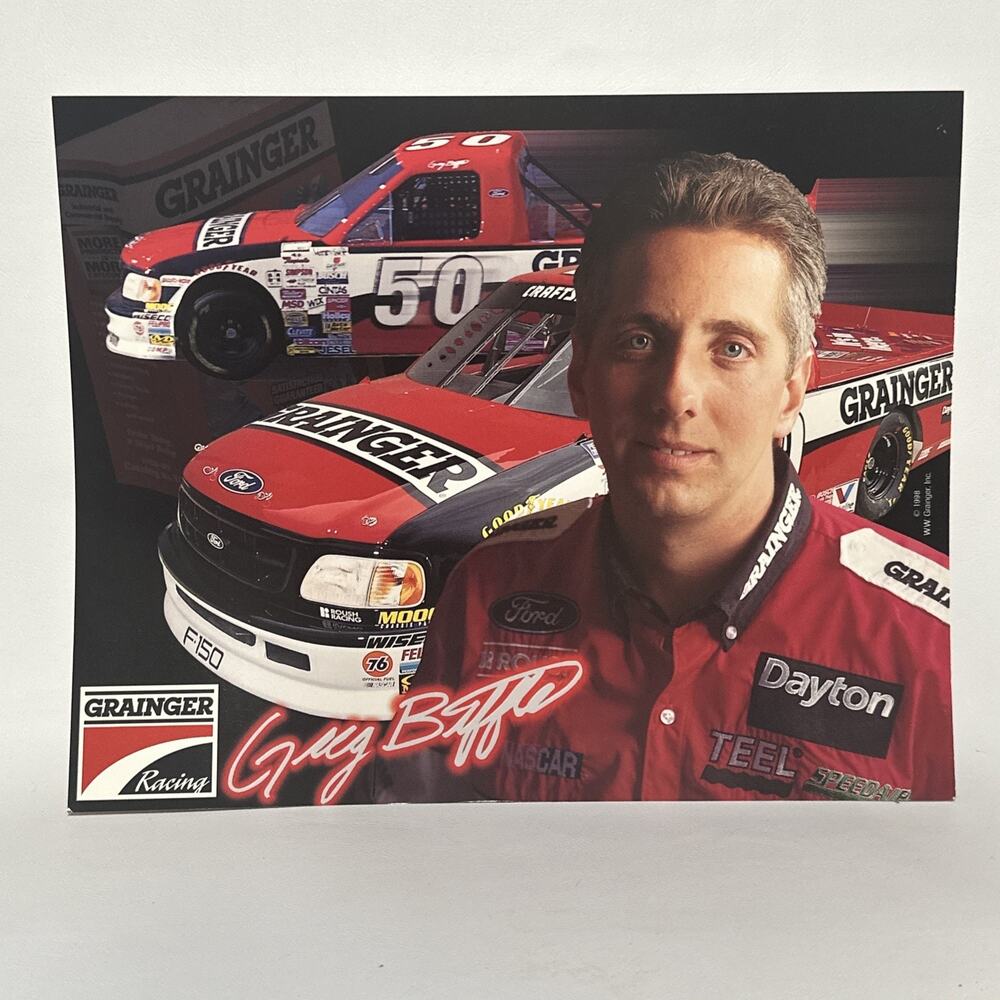 Vintage 1998 Greg Biffle Nascar Poster/Handout Vintage NASCAR!!